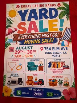 MOVING SALE