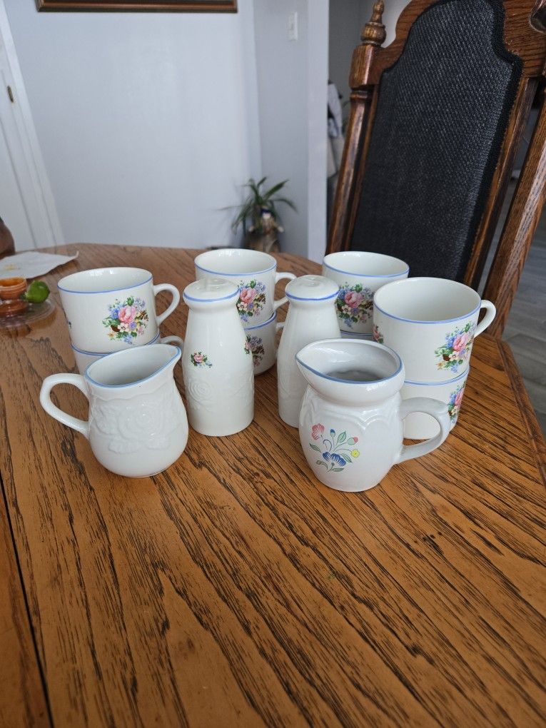 8 Tazas S y P AZUCAR CREMA