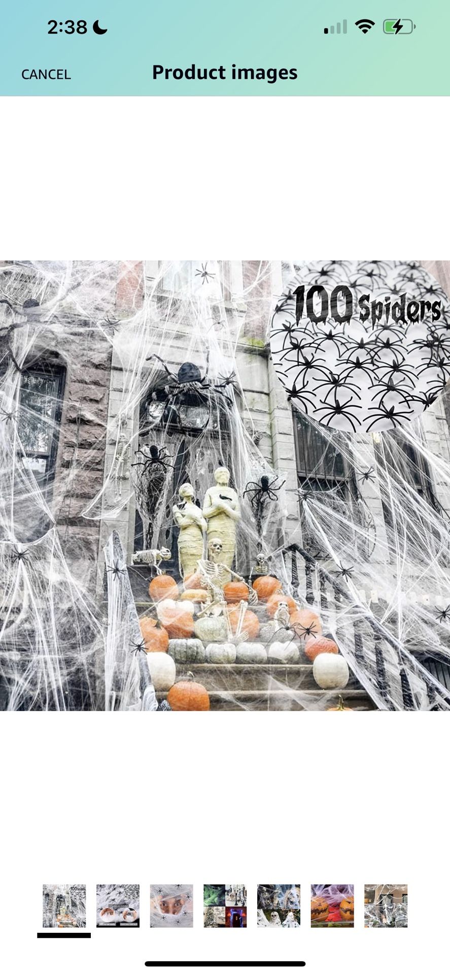 NEW… Halloween Spider Web Decorations