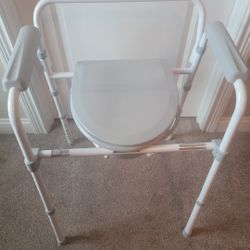 Bedside Folding Commode. Medline Brand.