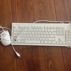 Macally 104 Key USB Wired Keyboard and Mouse