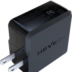 USB C Charger 65W 3 Port Foldable USB C Wall Charger Fast PD GaN Charger for MacBook Pro/Air, iPad Pro, Galaxy, 