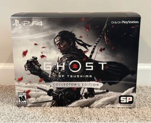 PS4 Ghost Of Tsushima Game Collector’s Edition Box