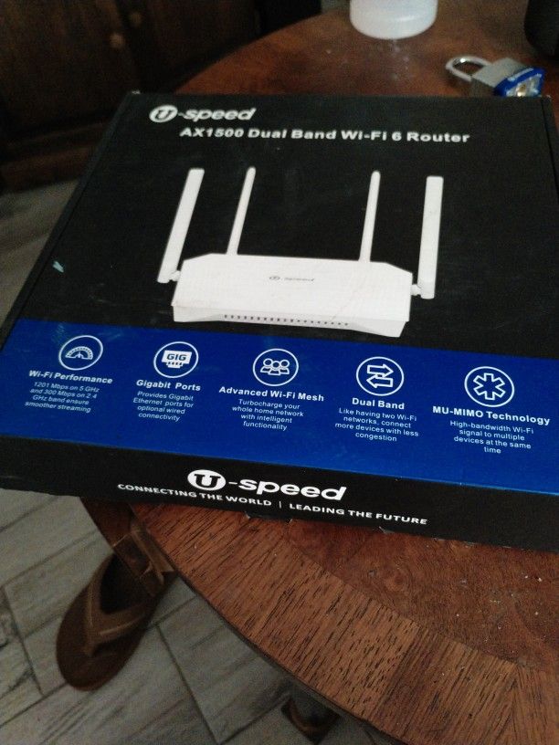 U-Speed Dual Band Wifi 6 Router