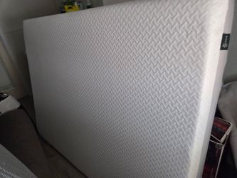 Queen size Mattress memory foam practically New and Bed frame