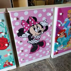New Minnie Mouse 5 Drawer Dresser Chest Available In Other Characters 