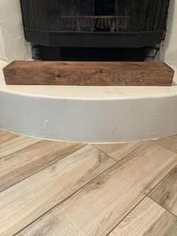 Floating Wood Shelves