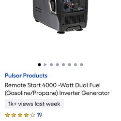 Gas Generator New In Box