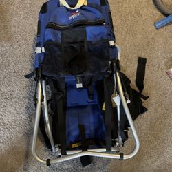 Kelty Kids Elite Blue Stand Up Baby Child Carrier Backpack Outdoors Hiking 