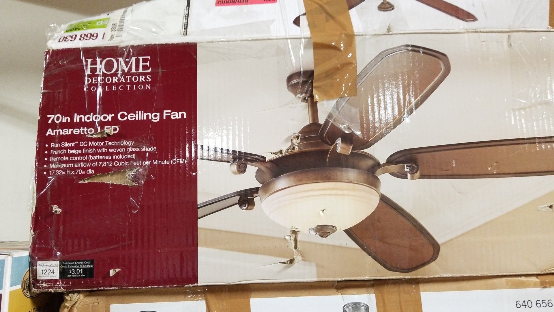 Large 70 in ceiling fan