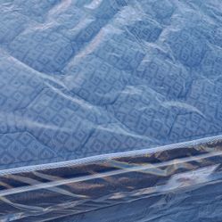 Brand New Queen Size Pillowtop Mattress And Box Spring Free Delivery Depends On Location 