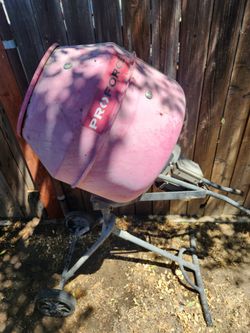 ProForce 1/2 Portable Cement Mixer