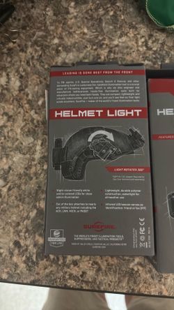 Surefire helmet light