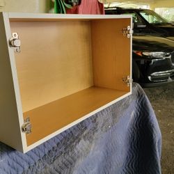 Wall Cabinet White Rectangular