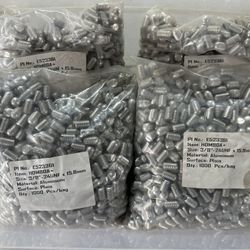 LOT OF 4000* Aluminum Slotted Head Flat Point End Headless Grub Bolt Screws