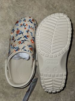 Crocs, Classic Crafted Floral Clog NEW