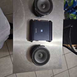 Alpine Amp & Speakers 6.5in