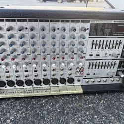 Behringer Euro Power PMX 2000 Powered PA System  with Wharfedale Pro Speakers 