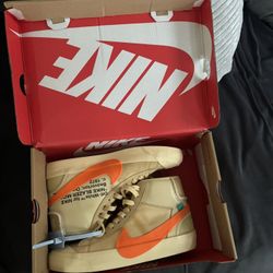LOW PRICE MOVING- NEW IN BOX NIKE X OFF WHITE BLAZERS 