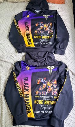 Kobe Bryant Tribute Hoodies (Size Small)
