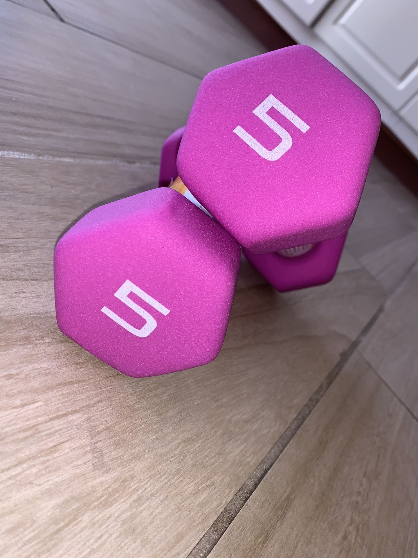 Brand New! 5Lb Dumbbell set! Great for Yoga or Walking!