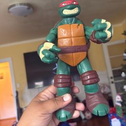 Teenage Mutant Ninja Turtles Raphael Battle Shell 11 Inch Nickelodeon TMNT 2012