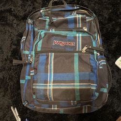 Jansport Plaid Backpack