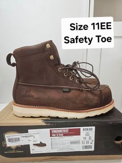 Red Wings Irish Setter Safety Toe Work Boots Size 11EE