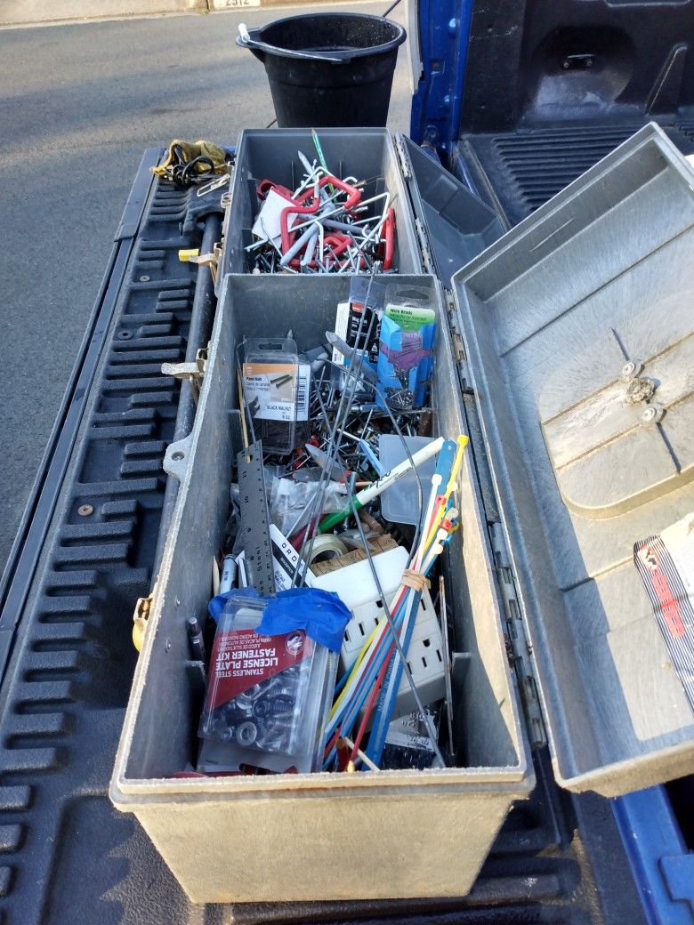 Two Toolbox With A Lot Of Art And Ends