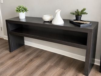 Modern Espresso Console Table