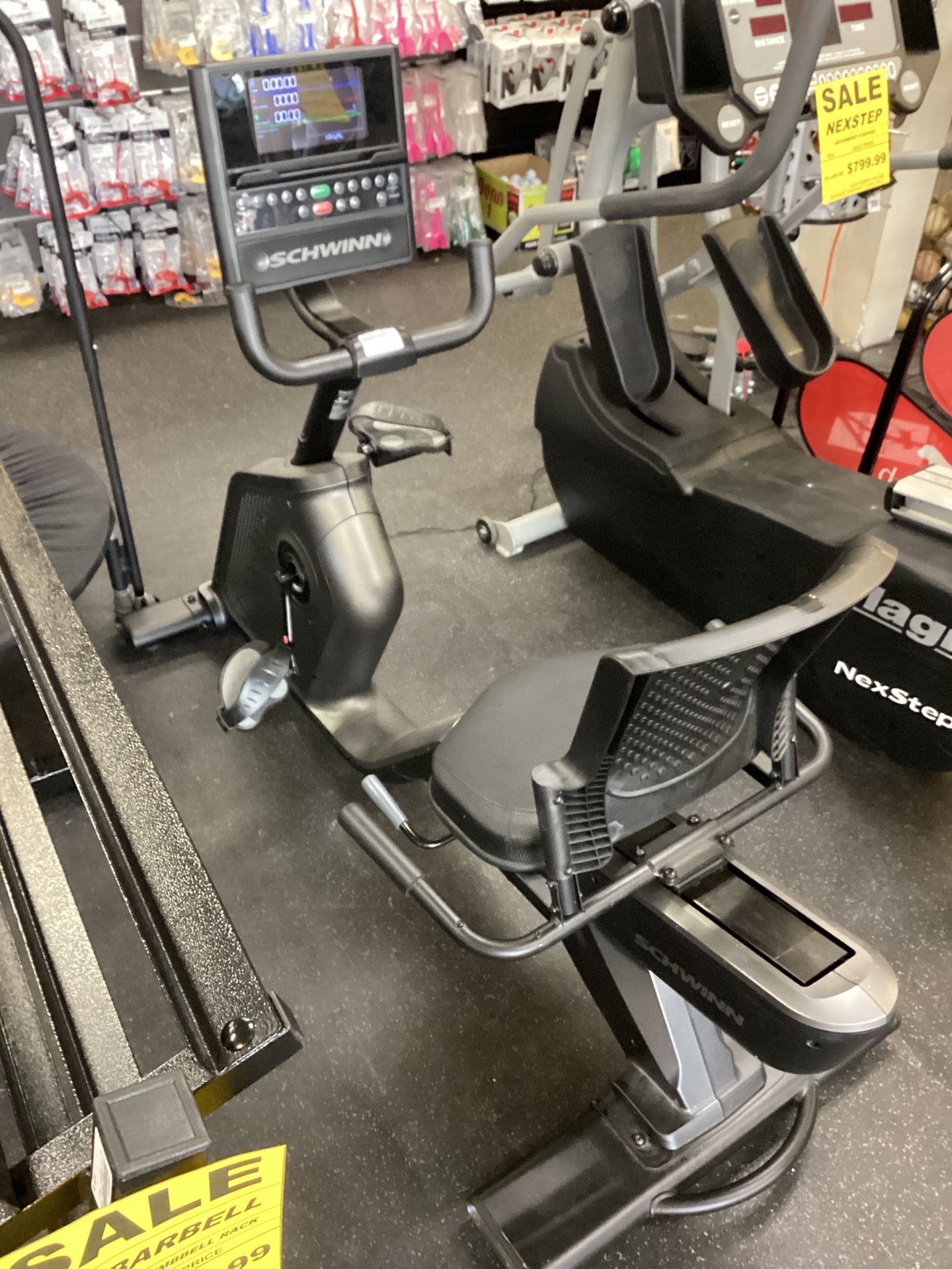 Schwinn 290 Recumbent Exercise Bike With Warranty