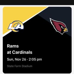 Rams Vs Cardinals 