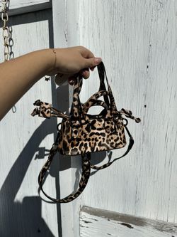 Mini Leopard Print Purse  