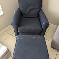 Rocking Chair And Rocking Ottoman 
