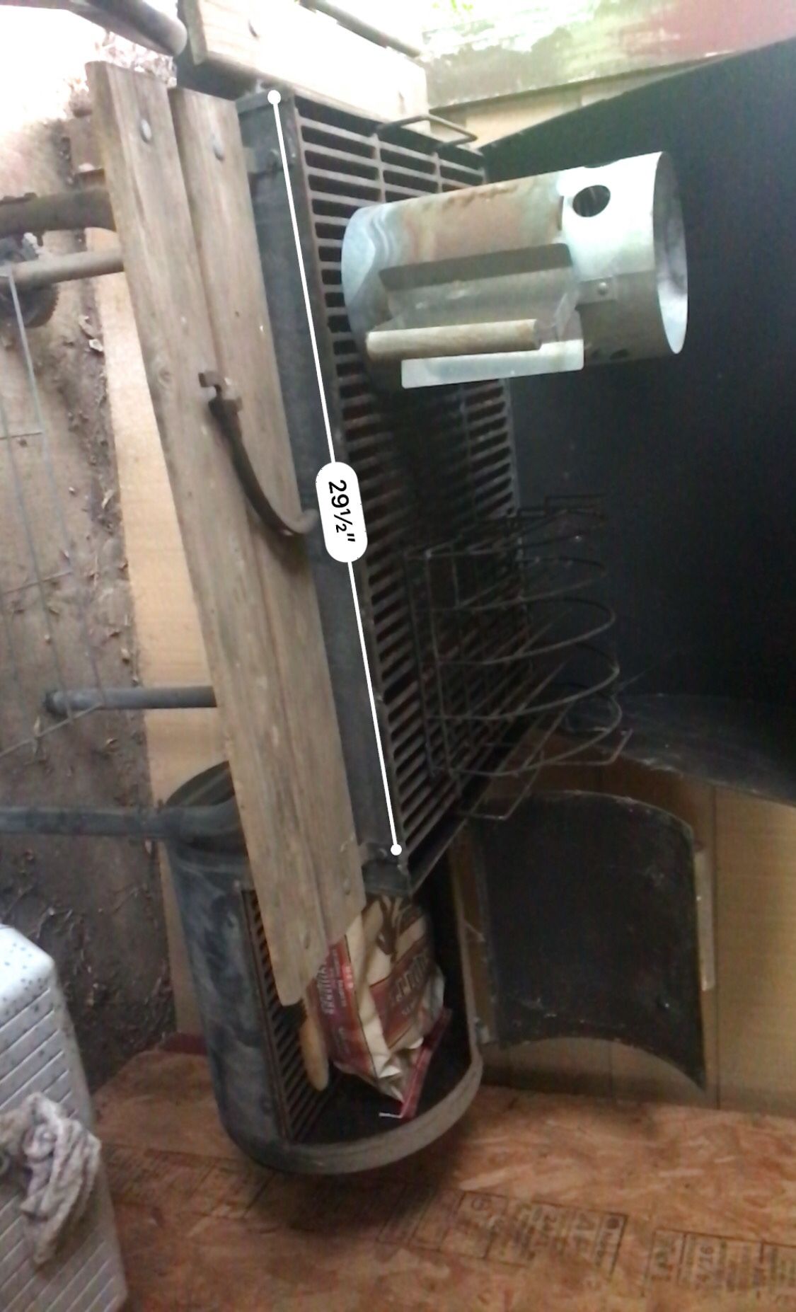 2 bbq pits