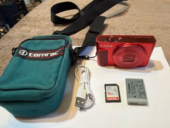 The Canon PowerShot SX620 HS Red Digital Camera is a compact and lightweight point-and-shoot camera designed for capturing high-quality images with it