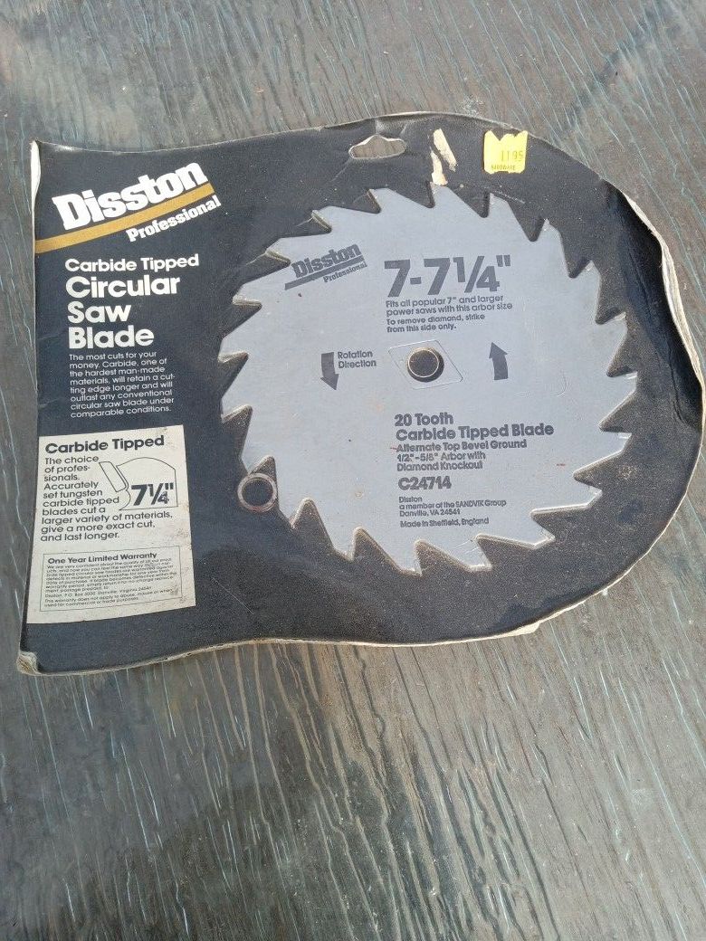New Circular Saw Blade