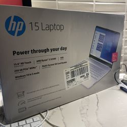 New HP 15” Laptop 
