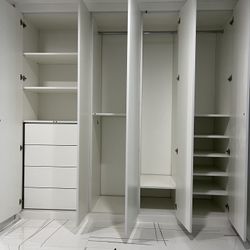 Closet Organizer Doors Hanging Shelves