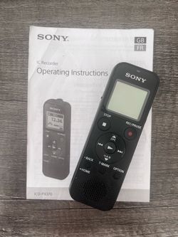 Sony ICD-PX370 Mono Digital Voice Recorder with Built-In USB Voice Recorder