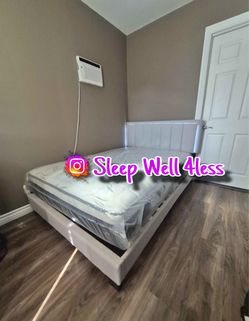New queen bed