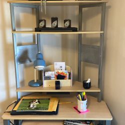 computer desk ( fits in corner)