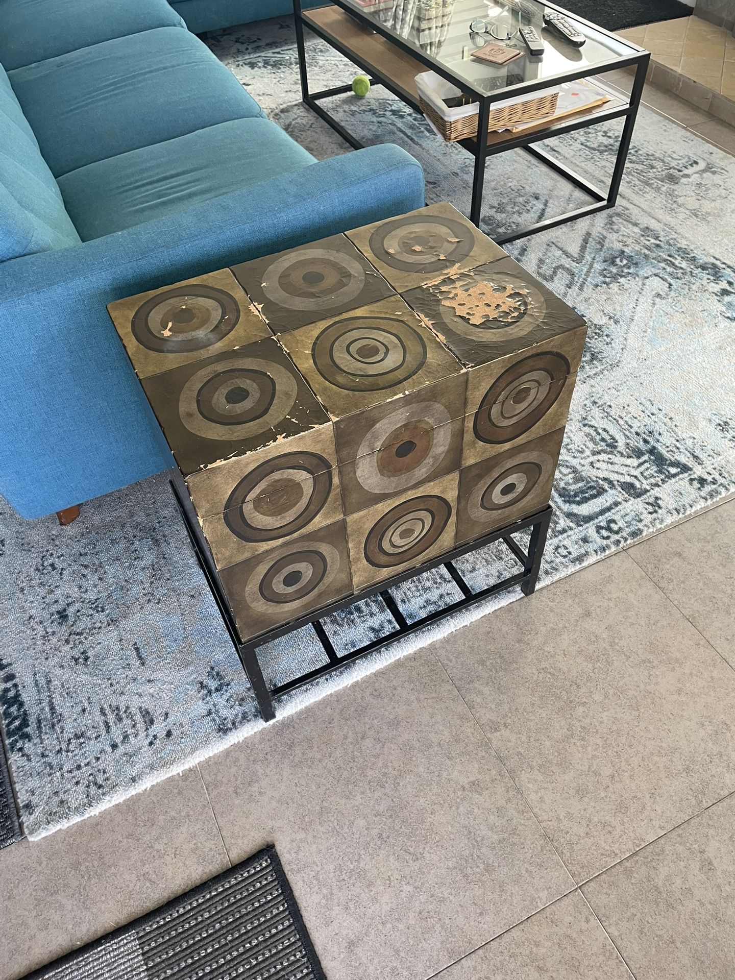 End Table With Storage 