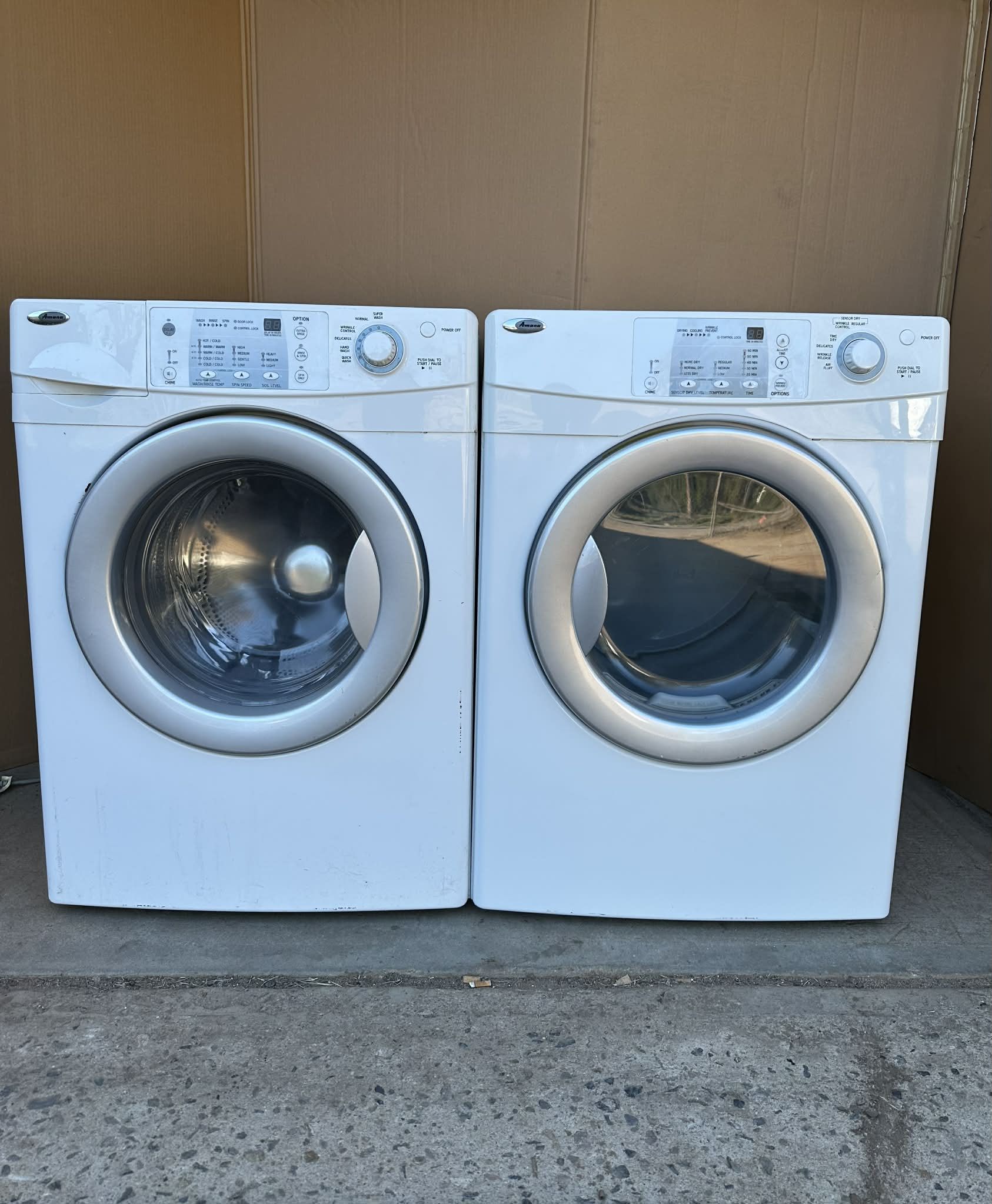 Amana washer and gas dryer