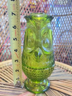 Viking Green Owl Fairy Lamp No Damage