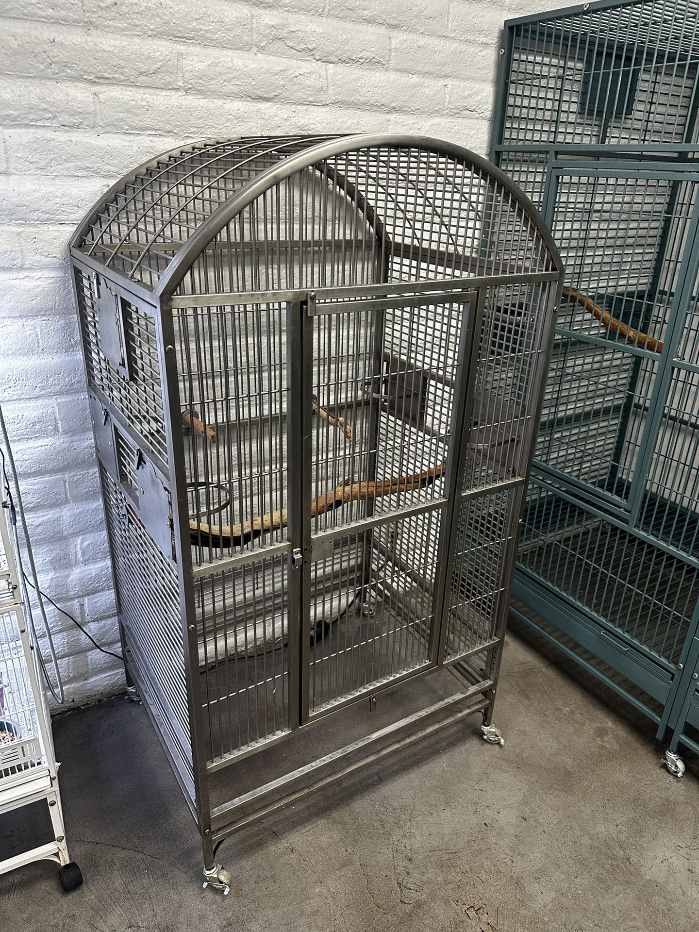 Stainless steel bird cage