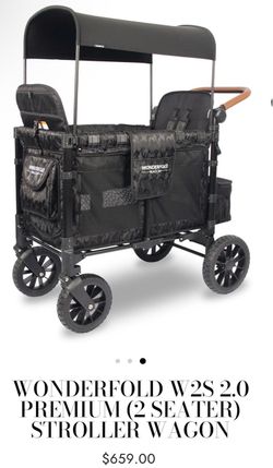 WONDERFOLD W2S 2.0 PREMIUM (2 SEATER) STROLLER WAGON