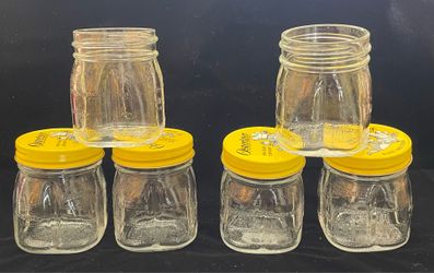 Vintage Osterizer 8ounce Glass Blender Jars (6), 4 Lids included