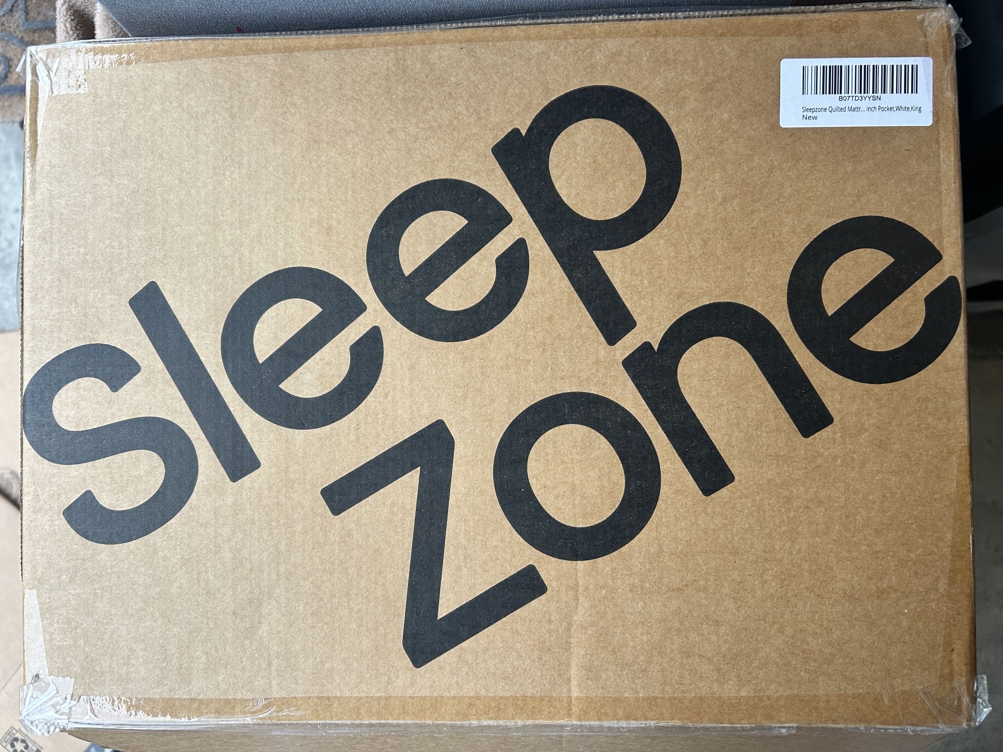 Sleep Zone Quilted Mattress Pad king