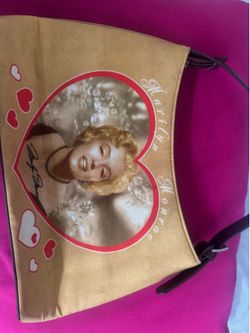 amazing vintage tan brown marilyn monroe purse